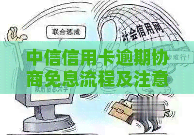 中信信用卡逾期协商免息流程及注意事项