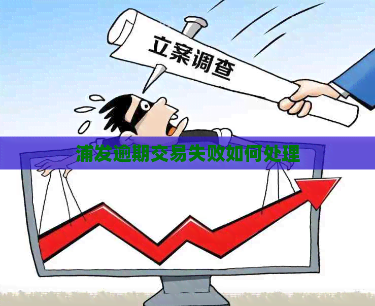 浦发逾期交易失败如何处理