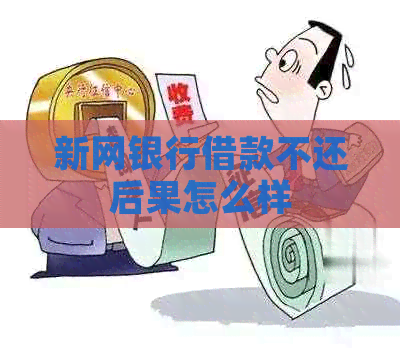 新网银行借款不还后果怎么样