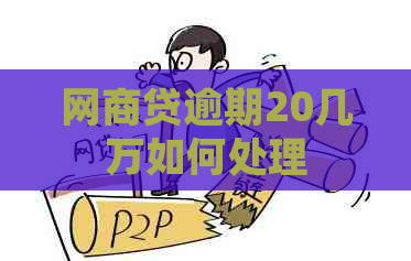 白条贷逾期20几万如何处理