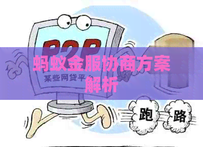 蚂蚁金服协商方案解析