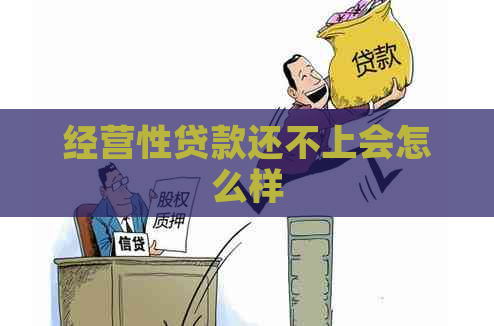 经营性贷款还不上会怎么样