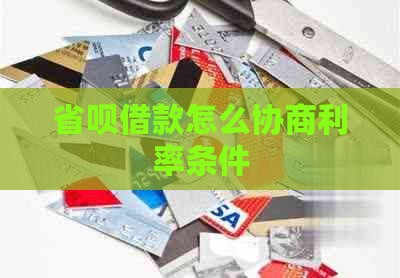 省呗借款怎么协商利率条件