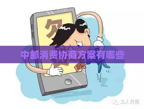 中邮消费协商方案有哪些
