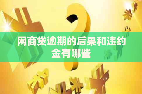 白条贷逾期的后果和违约金有哪些