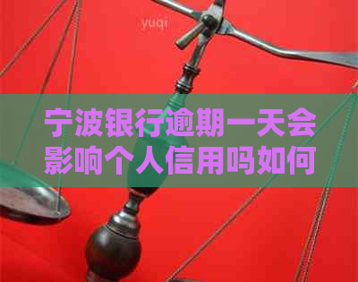 宁波银行逾期一天会影响个人信用吗如何应对
