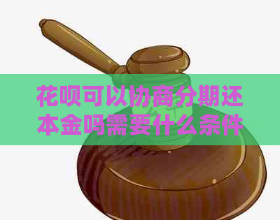 白条可以协商分期还本金吗需要什么条件