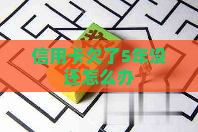 信用卡欠了5年没还怎么办