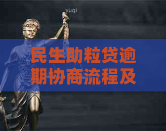 民生助粒贷逾期协商流程及注意事项