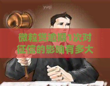 微粒贷逾期1次对的影响有多大