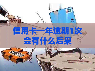 信用卡一年逾期1次会有什么后果