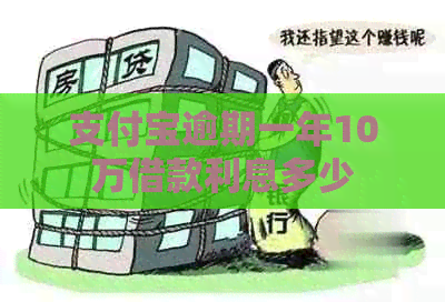 信用卡逾期一年10万借款利息多少