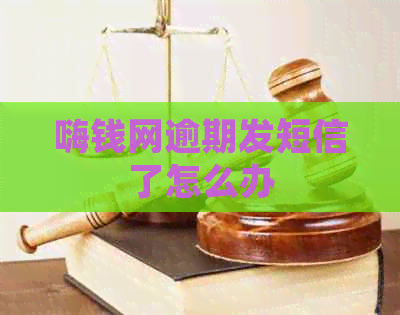嗨钱网逾期发短信了怎么办