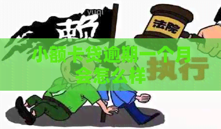 小额卡贷逾期一个月会怎么样 小额卡贷逾期一个月会怎么样