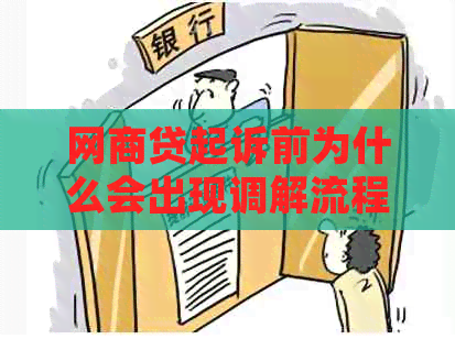 白条贷起诉前为什么会出现调解流程