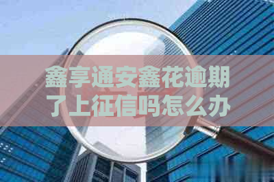 鑫享通安鑫花逾期了上吗怎么办