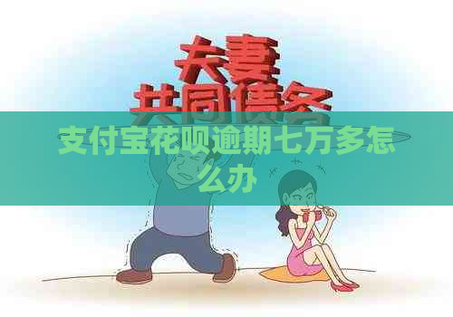 信用卡白条逾期七万多怎么办