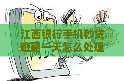 江西银行手机秒贷逾期一天怎么处理
