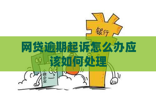 网贷逾期起诉怎么办应该如何处理