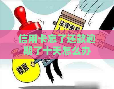信用卡忘了还款逾期了十天怎么办