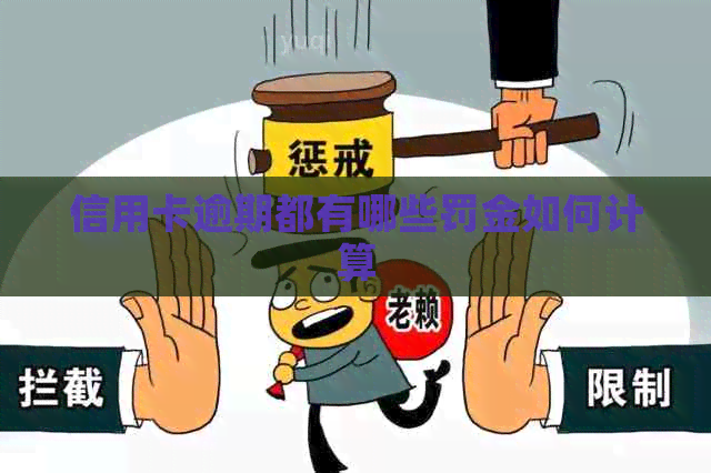 信用卡逾期都有哪些罚金如何计算