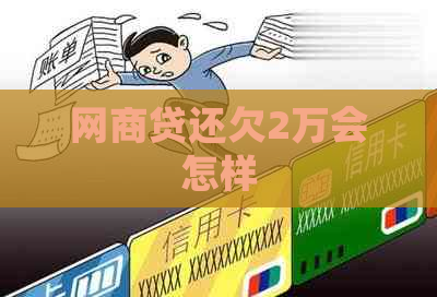 白条贷还欠2万会怎样