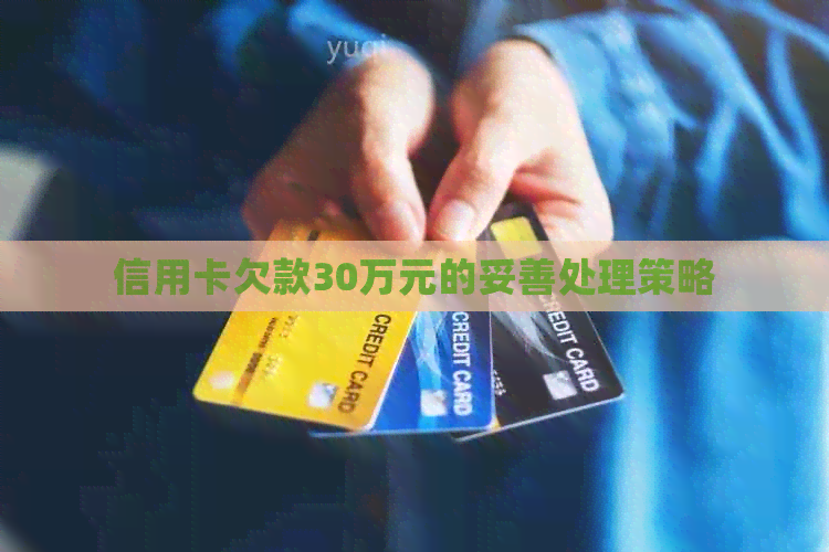 信用卡欠款30万元的妥善处理策略 信用卡欠款30万元的妥善处理策略