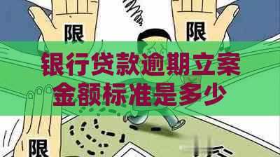 银行贷款逾期立案金额标准是多少
