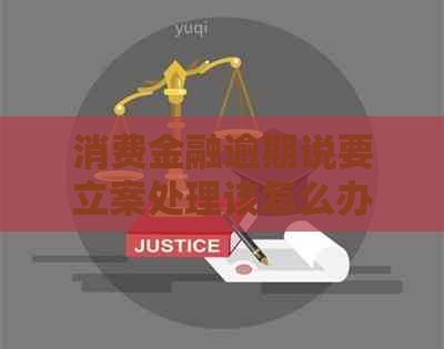 消费金融逾期说要立案处理该怎么办