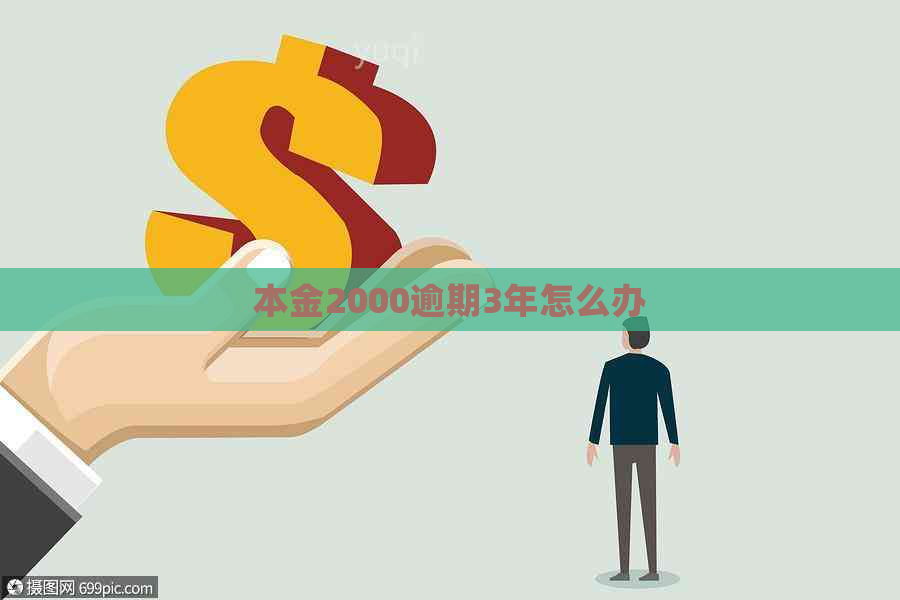 本金2000逾期3年怎么办