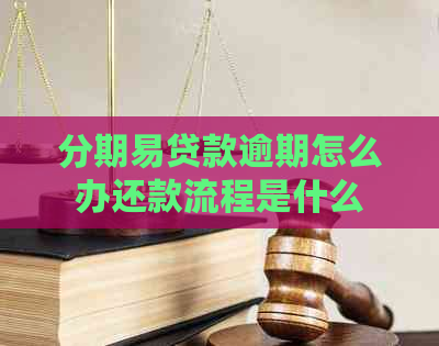 分期易贷款逾期怎么办还款流程是什么