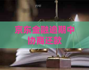 京东金融逾期中协商还款