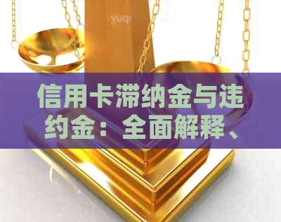信用卡滞纳金与违约金：全面解释、计算方法及如何避免逾期