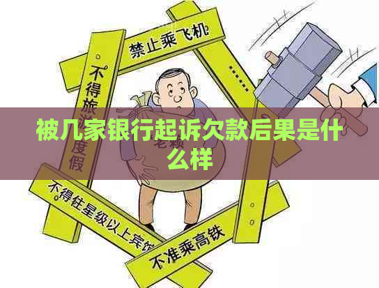 被几家银行起诉欠款后果是什么样
