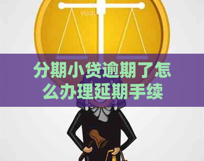 分期小贷逾期了怎么办理延期手续