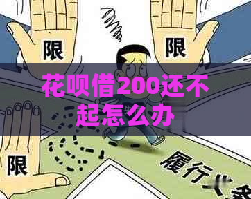 白条借200还不起怎么办