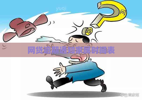 网贷逾期通知家属时间表