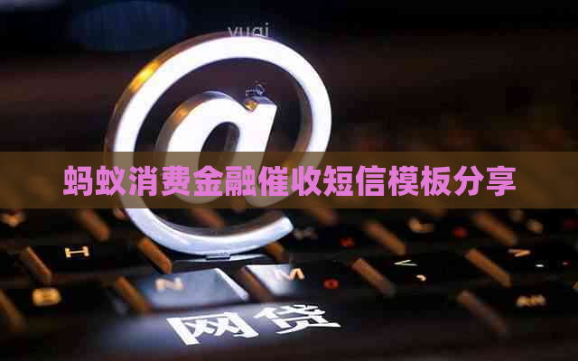 蚂蚁消费金融短信模板分享
