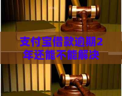 支付宝借款逾期2年还能不能解决