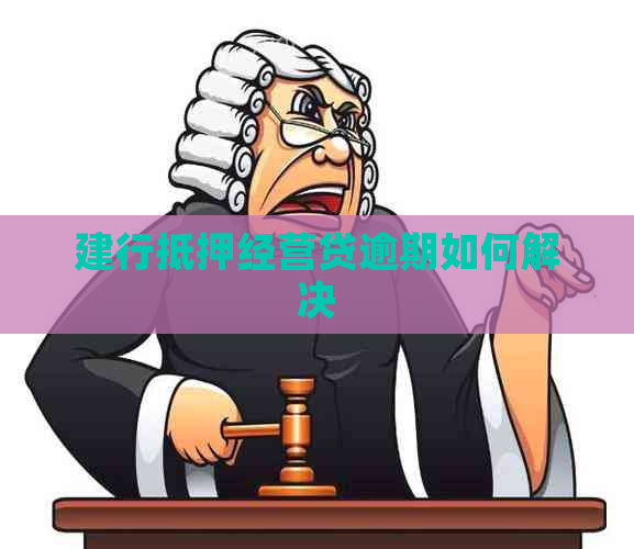 建行抵押经营贷逾期如何解决