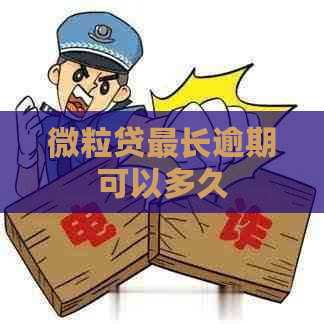 微粒贷最长逾期可以多久