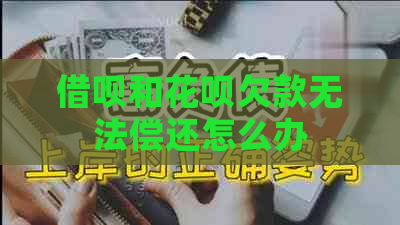 信用卡和白条欠款无法偿还怎么办