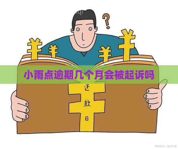 小雨点逾期几个月会被起诉吗
