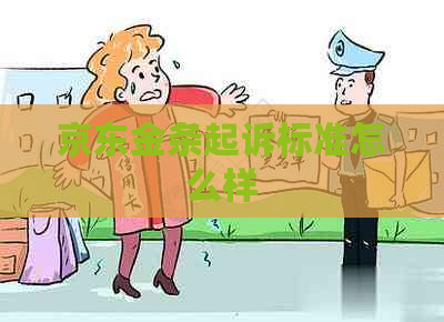 京东金条起诉标准怎么样