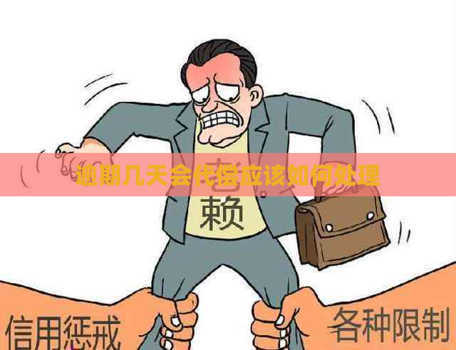 逾期几天会代偿应该如何处理