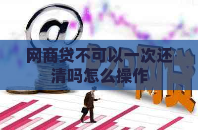 白条贷不可以一次还清吗怎么操作