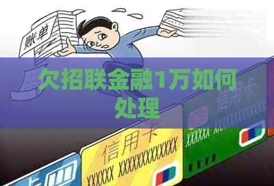 欠招联金融1万如何处理