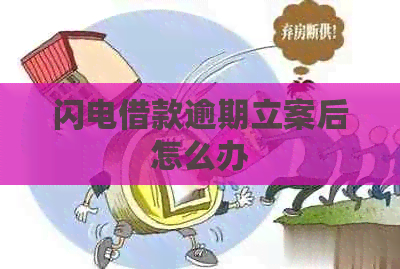 闪电借款逾期立案后怎么办