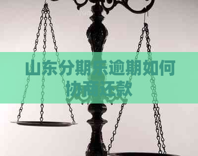山东逾期如何协商还款