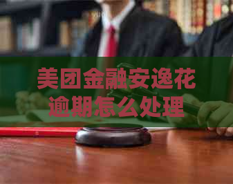 美团金融安逸花逾期怎么处理